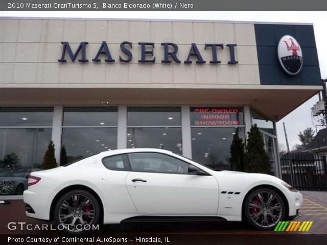 2010 Maserati GranTurismo S in Bianco Eldorado (White)