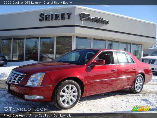 2009 Cadillac DTS Luxury in Crystal Red