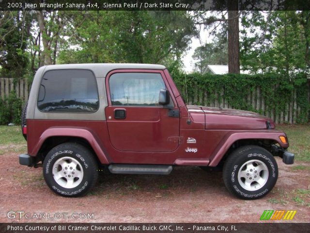 2003 Jeep Wrangler Sahara 4x4 in Sienna Pearl