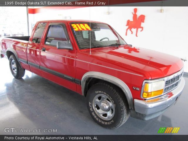 1995 Dodge Dakota SLT Extended Cab in Flame Red