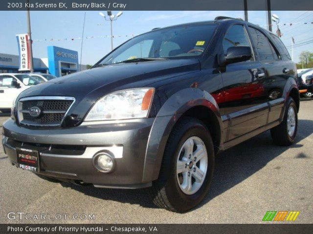 2003 Kia Sorento EX in Ebony Black