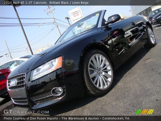 2010 Audi A5 2.0T Cabriolet in Brilliant Black