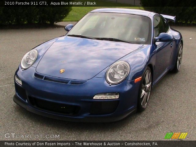 2010 Porsche 911 GT3 in Aqua Blue Metallic