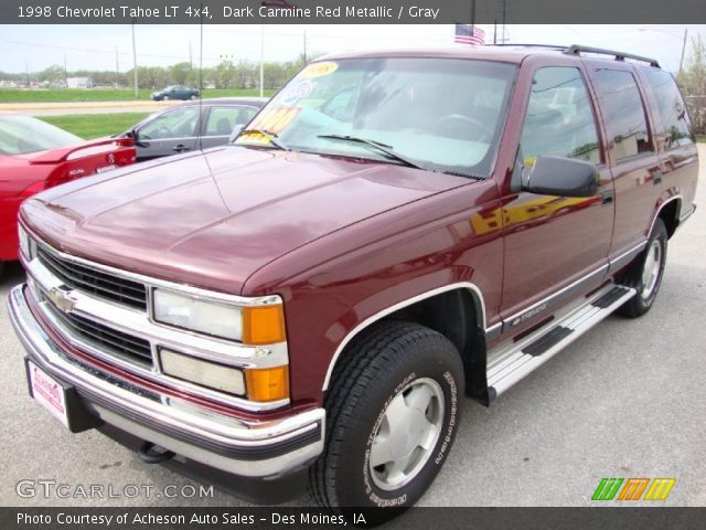 1998 Chevrolet Tahoe LT 4x4 in Dark Carmine Red Metallic