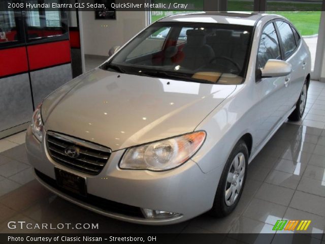 2008 Hyundai Elantra GLS Sedan in QuickSilver Metallic