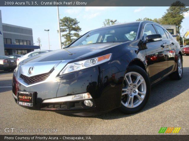 2009 Acura TL 3.5 in Crystal Black Pearl