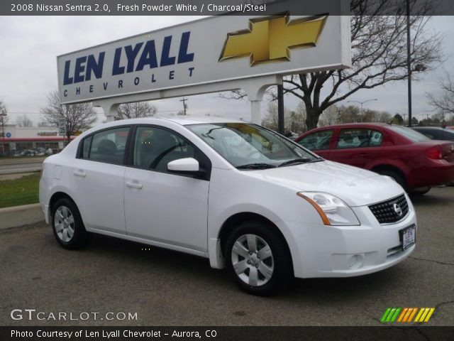 2008 Nissan Sentra 2.0 in Fresh Powder White