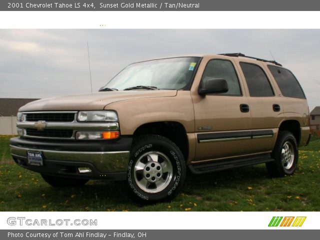 2001 Chevrolet Tahoe LS 4x4 in Sunset Gold Metallic
