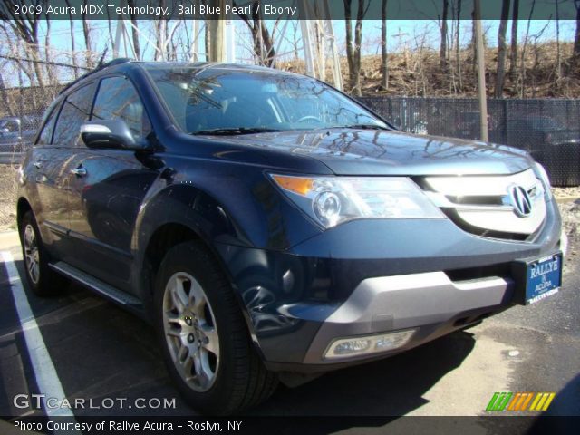 2009 Acura MDX Technology in Bali Blue Pearl
