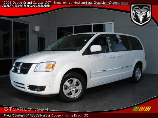 2008 Dodge Grand Caravan SXT in Stone White
