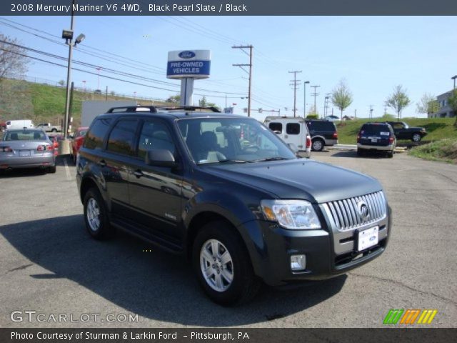 2008 Mercury Mariner V6 4WD in Black Pearl Slate