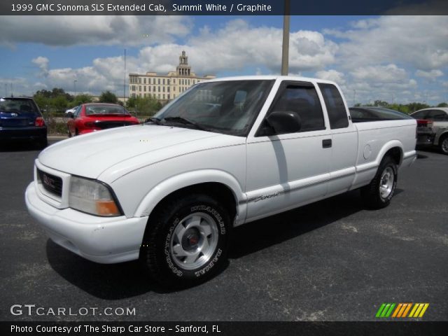 1999 GMC Sonoma SLS Extended Cab in Summit White