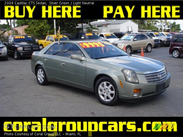 2004 Cadillac CTS Sedan in Silver Green