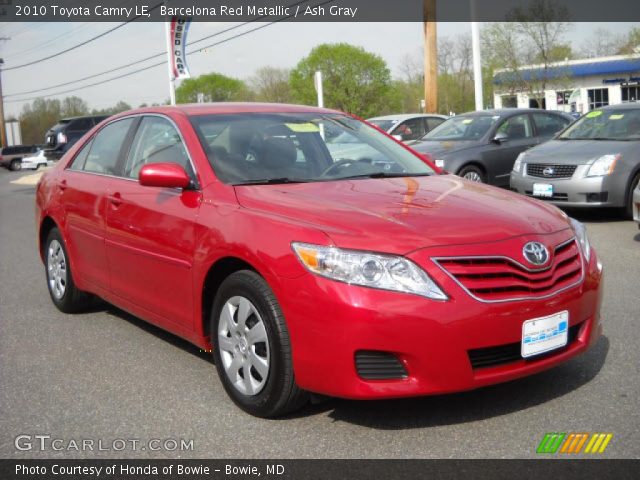 2010 Toyota Camry LE in Barcelona Red Metallic