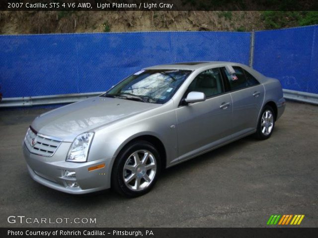 2007 Cadillac STS 4 V6 AWD in Light Platinum