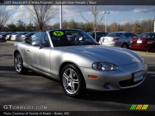 2005 Mazda MX-5 Miata Roadster in Sunlight Silver Metallic