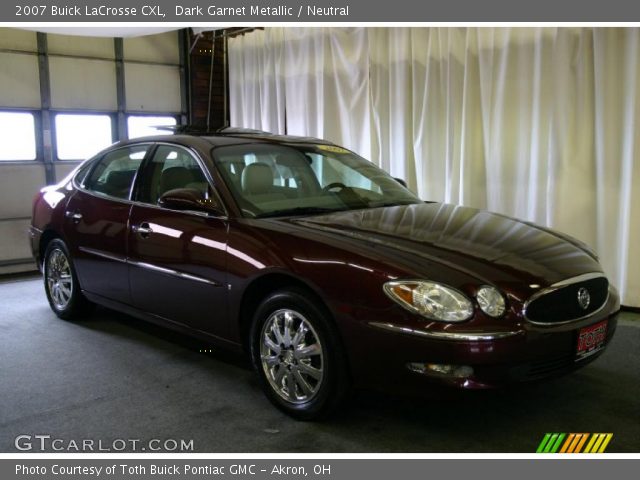 2007 Buick LaCrosse CXL in Dark Garnet Metallic
