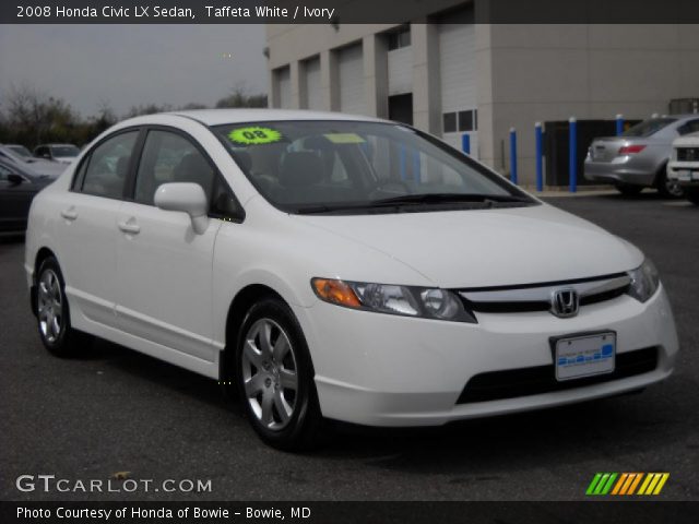 2008 Honda Civic LX Sedan in Taffeta White