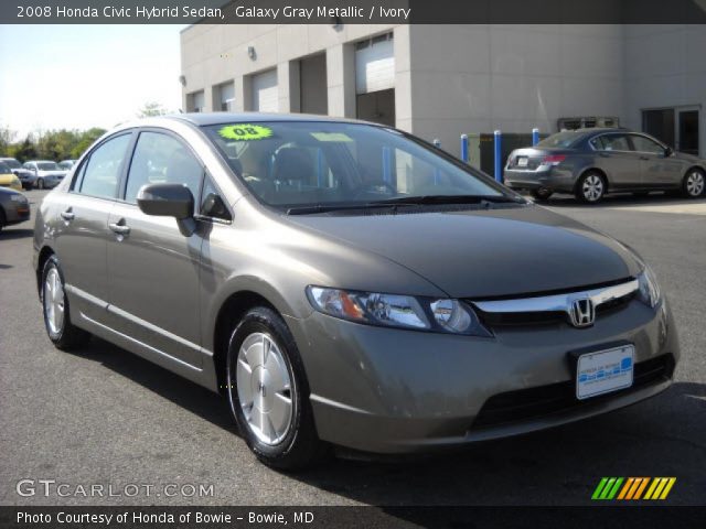 2008 Honda Civic Hybrid Sedan in Galaxy Gray Metallic