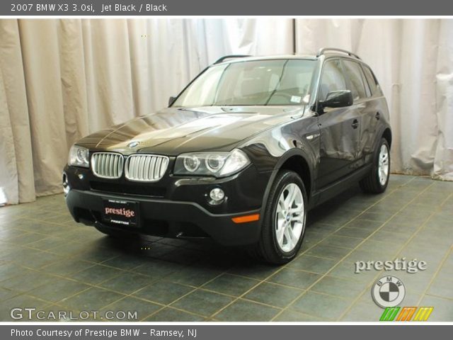 2007 BMW X3 3.0si in Jet Black