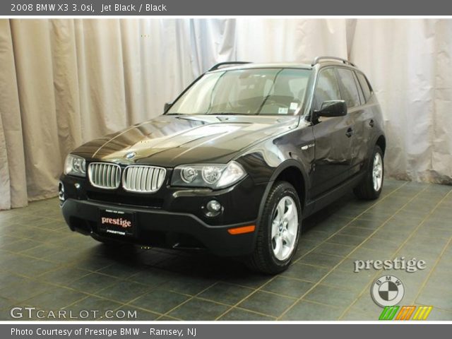 2008 BMW X3 3.0si in Jet Black