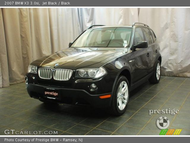2007 BMW X3 3.0si in Jet Black
