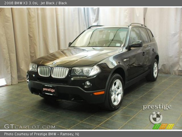 2008 BMW X3 3.0si in Jet Black