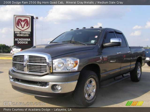 2008 Dodge Ram 2500 Big Horn Quad Cab in Mineral Gray Metallic