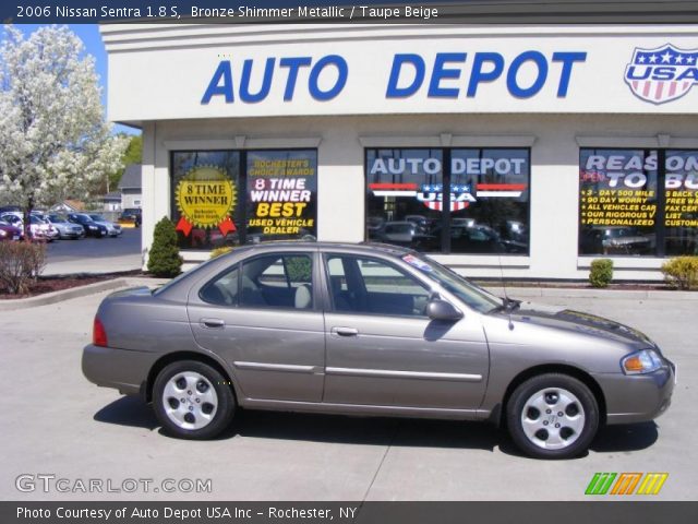 2006 Nissan Sentra 1.8 S in Bronze Shimmer Metallic