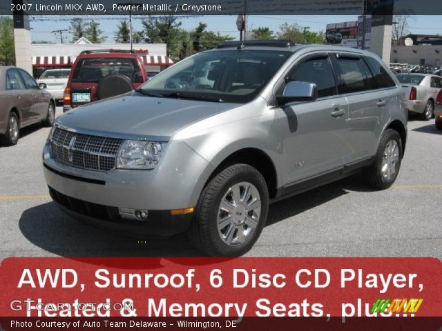 2007 Lincoln MKX AWD in Pewter Metallic
