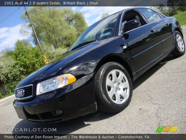 2001 Audi A4 2.8 quattro Sedan in Brilliant Black