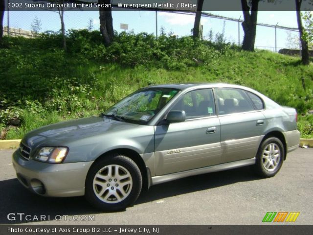 2002 Subaru Outback Limited Sedan in Wintergreen Metallic