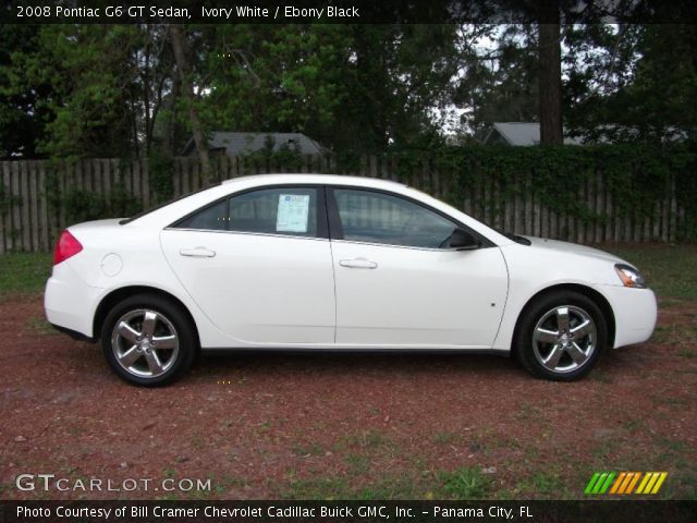 2008 Pontiac G6 GT Sedan in Ivory White