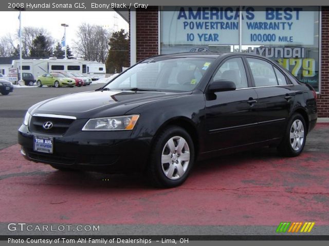 2008 Hyundai Sonata GLS in Ebony Black