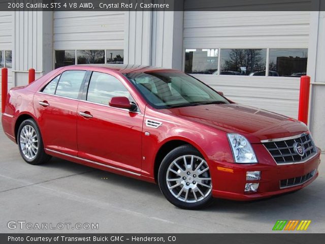 2008 Cadillac STS 4 V8 AWD in Crystal Red