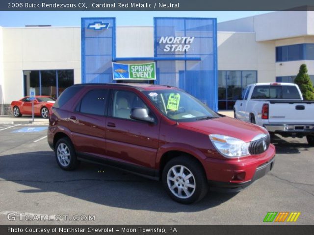 2006 Buick Rendezvous CX in Cardinal Red Metallic