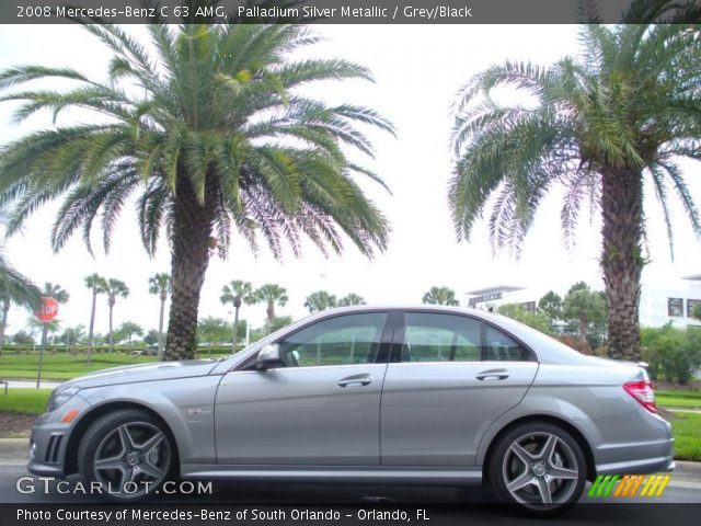 2008 Mercedes-Benz C 63 AMG in Palladium Silver Metallic