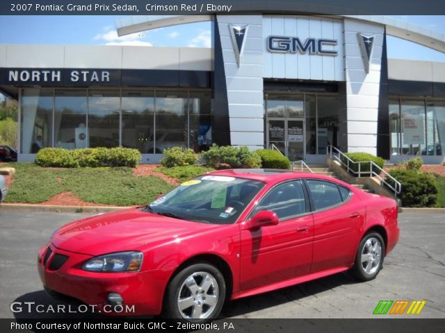 2007 Pontiac Grand Prix Sedan in Crimson Red