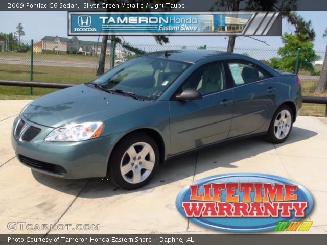 2009 Pontiac G6 Sedan in Silver Green Metallic