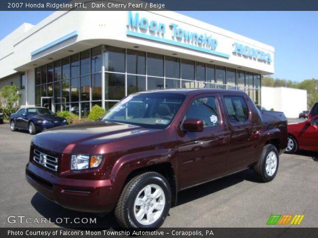 2007 Honda Ridgeline RTL in Dark Cherry Pearl