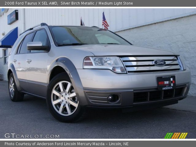 2008 Ford Taurus X SEL AWD in Silver Birch Metallic