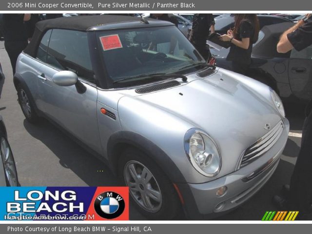 2006 Mini Cooper Convertible in Pure Silver Metallic