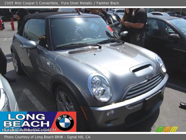 2005 Mini Cooper S Convertible in Pure Silver Metallic