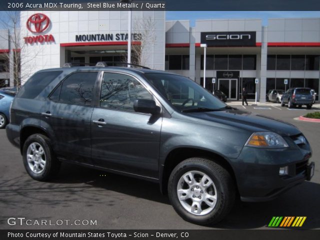 2006 Acura MDX Touring in Steel Blue Metallic