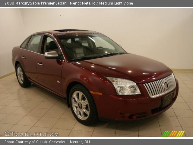 2008 Mercury Sable Premier Sedan in Merlot Metallic