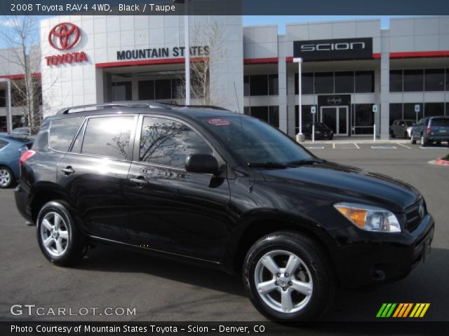2008 Toyota RAV4 4WD in Black