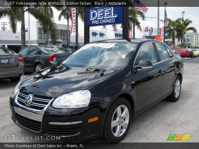 2007 Volkswagen Jetta Wolfsburg Edition Sedan in Black