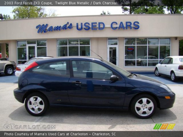 2003 Ford Focus ZX3 Coupe in Twilight Blue Metallic