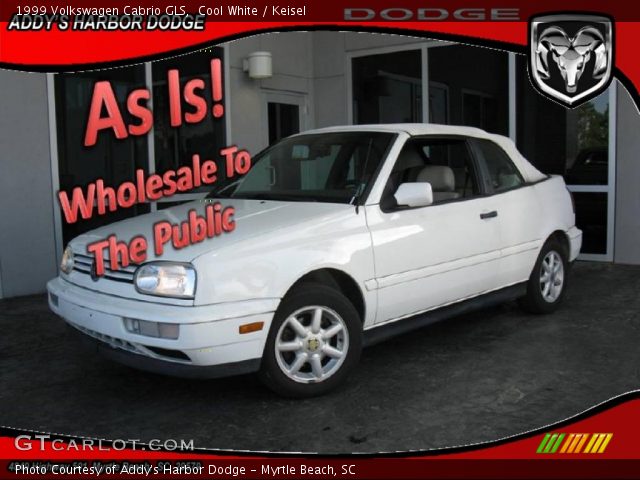 1999 Volkswagen Cabrio GLS in Cool White