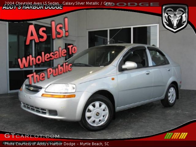 2004 Chevrolet Aveo LS Sedan in Galaxy Silver Metallic